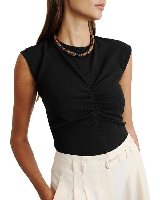 Tanya Taylor Black Betty Top
