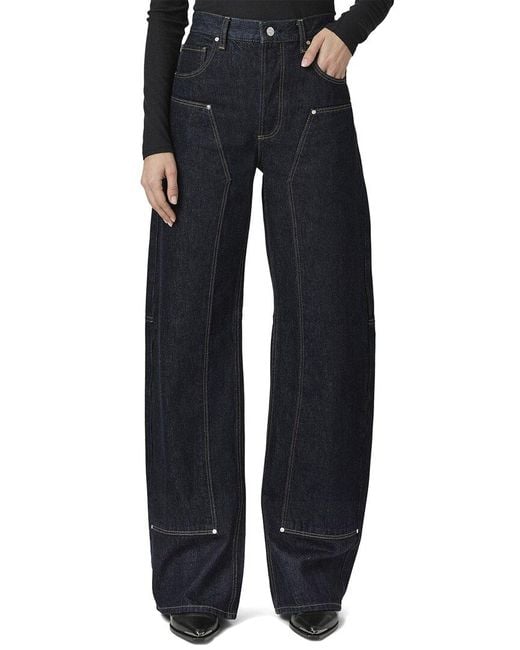 PAIGE Blue Arellia Selma Workwear Pant Jean