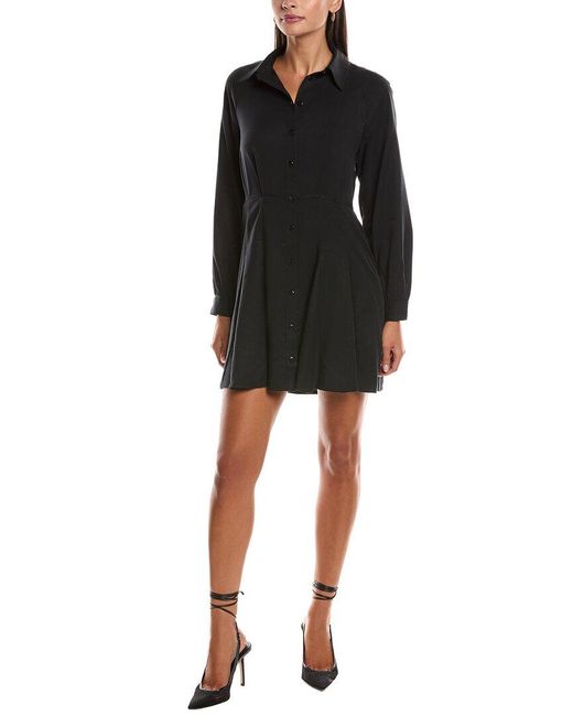 Nation Ltd Black Tanya Mini Dress