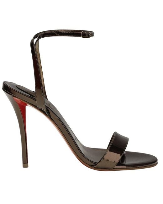Christian Louboutin Black Miss Z Leather Sandal