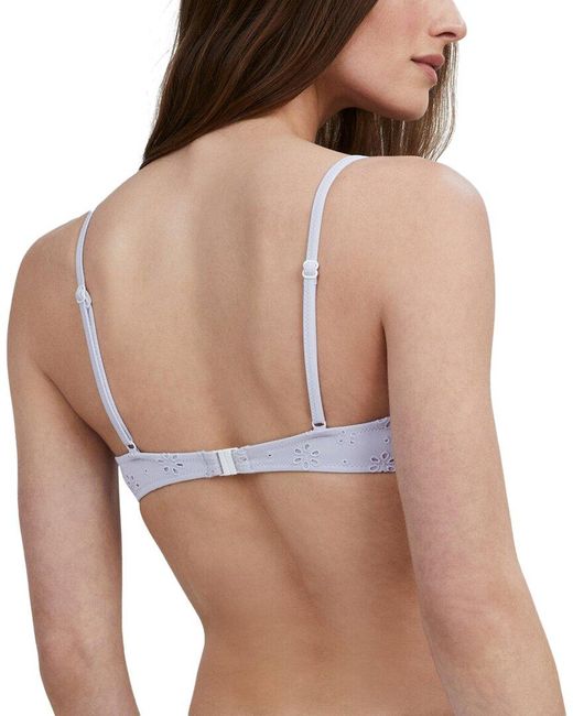 Solid & Striped Blue The Daphne Bikini Top