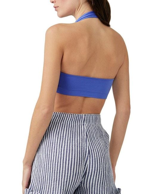 Free People Blue Essential Bralette