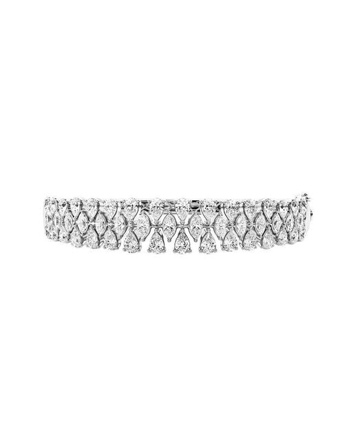 Lab Grown Diamonds White 14K 5.75 Ct. Tw. Lab Grown Diamond Bangle Bracelet