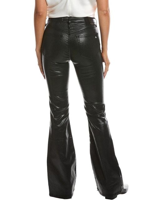 Rag & Bone Black Flexi Dahlia Full Flare Jean