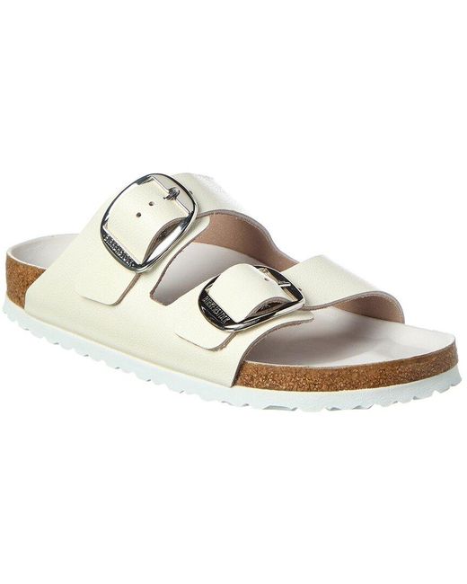 Birkenstock Metallic Arizona Big Buckle Narrow Leather Sandal