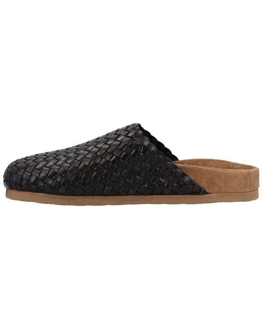 Dragon Diffusion Black Leather Mule