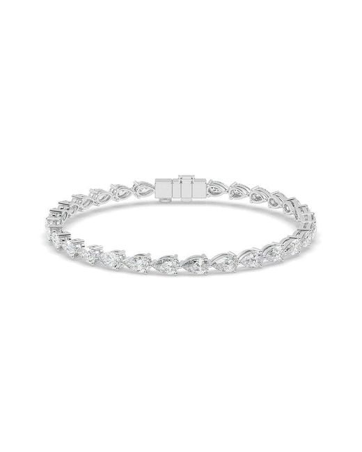 Lab Grown Diamonds White 14K 7.50 Ct. Tw. Lab-Grown Diamond Bracelet