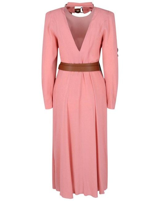 stella mccartney leather dress Stella Mccartney V-neck Spaghetti Strap Dress