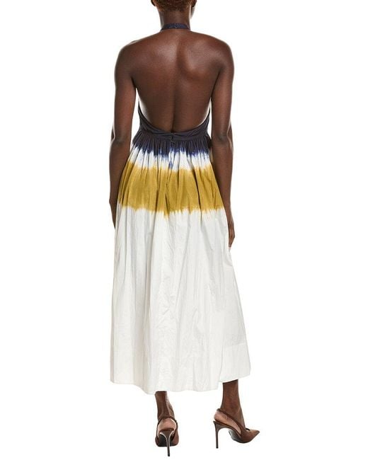 A.L.C. Blue Blake Midi Dress