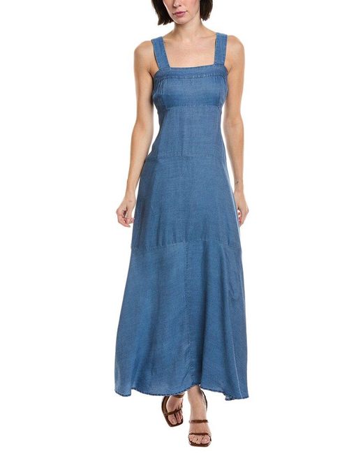 Vince Camuto Blue Thick Strapped Dress