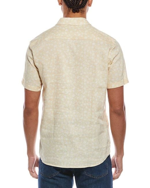 Boss Natural Roan Kent Linen-Blend Shirt for men