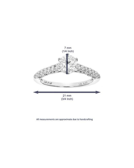 Amairah White 14K 1.30 Ct. Tw. Lab-Grown Diamond Ring
