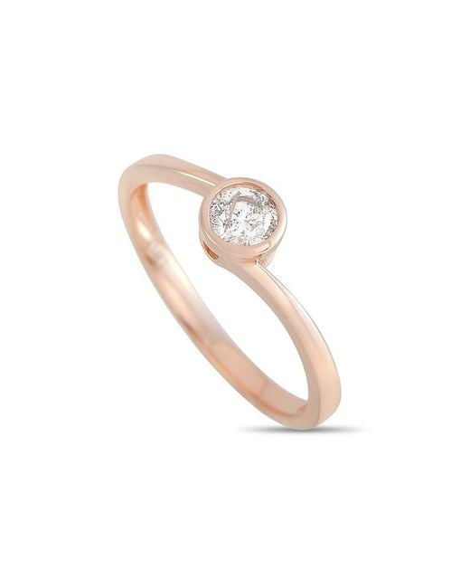 Diamond Select Cuts White 14K Rose 0.26 Ct. Tw. Diamond Ring