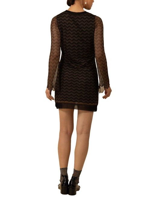 Hale Bob Black Madelynn Dress