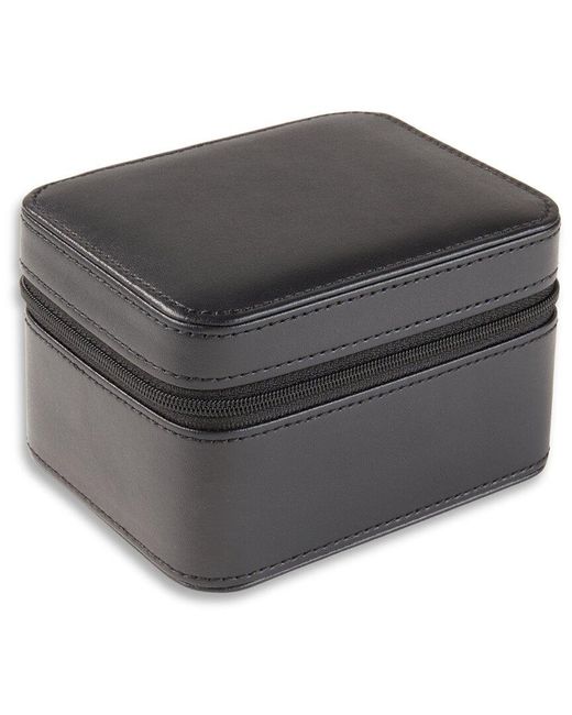 Bey-berk Gray Genuine Leather Two Watch Storage Case
