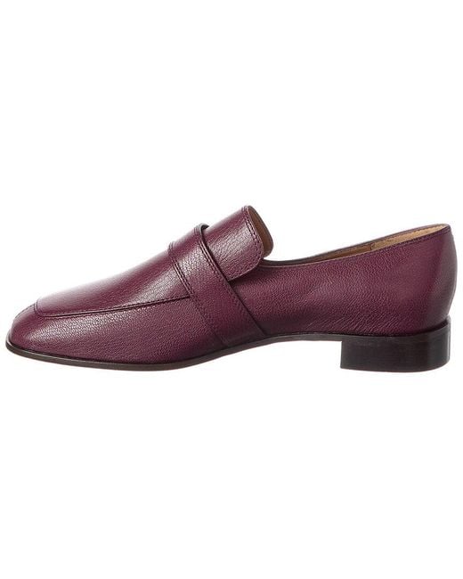 Ferragamo Purple Mavra Leather Loafer