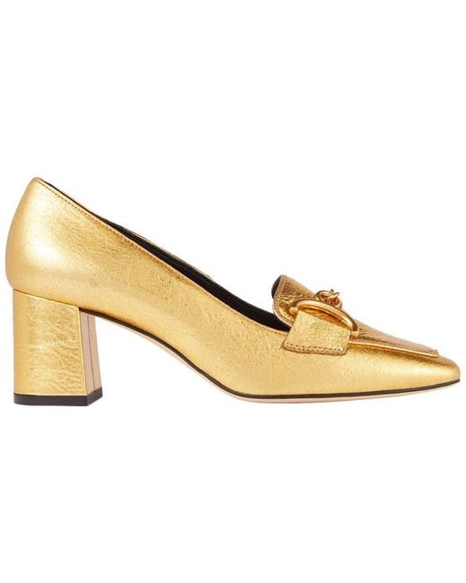 L.K.Bennett Metallic Samantha Leather Pump