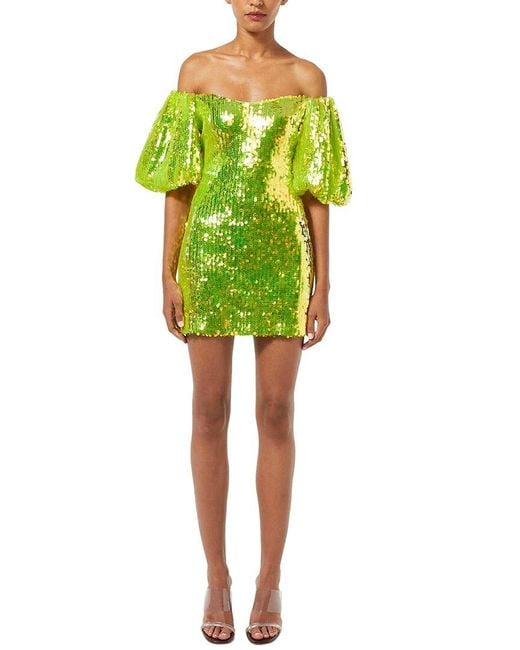 RHODE Green Dali Dress