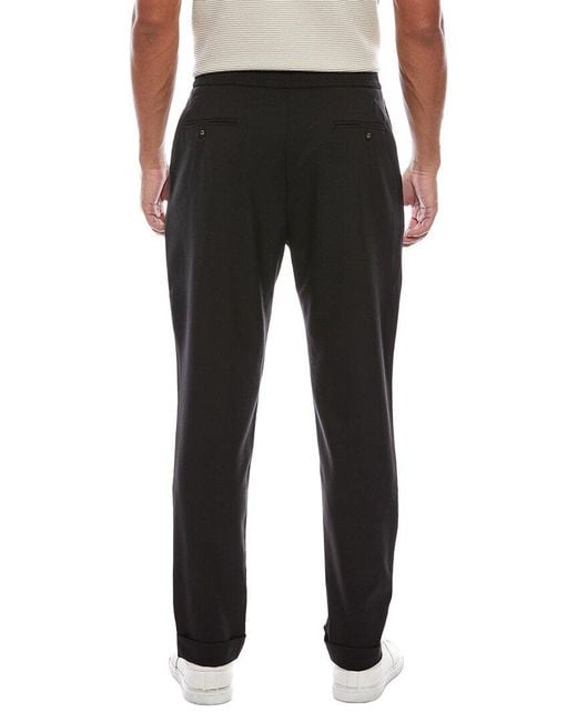 Officine Generale Black Officine Generale Joseph Fresco Wool Pant for men
