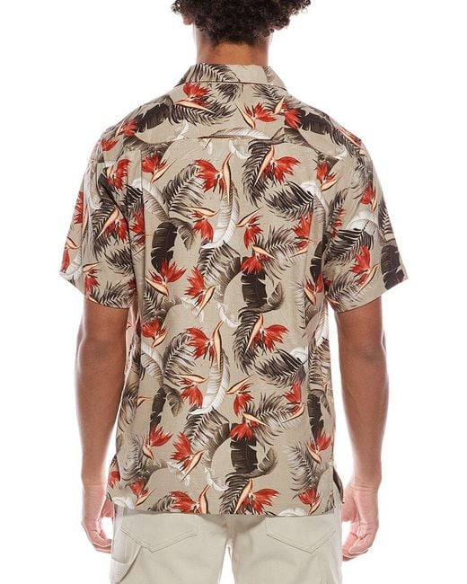 Tommy Bahama Brown Paradiso Sands Silk Camp Shirt for men