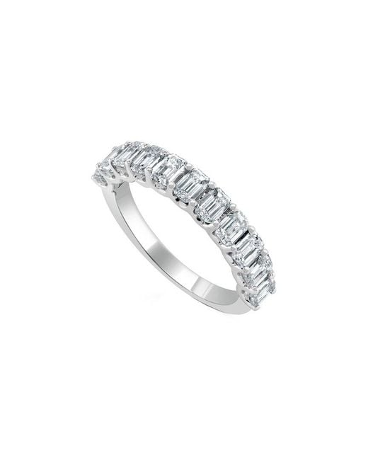 Sabrina Designs Metallic 14k 2.03 Ct. Tw. Diamond Half-eternity Ring