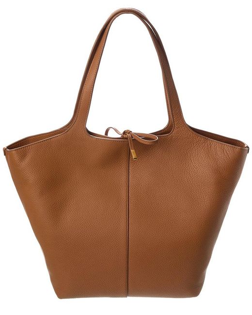 Vince Brown Meadow Leather Tote
