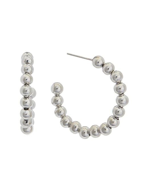 Juvell Metallic 18k Plated Hoops