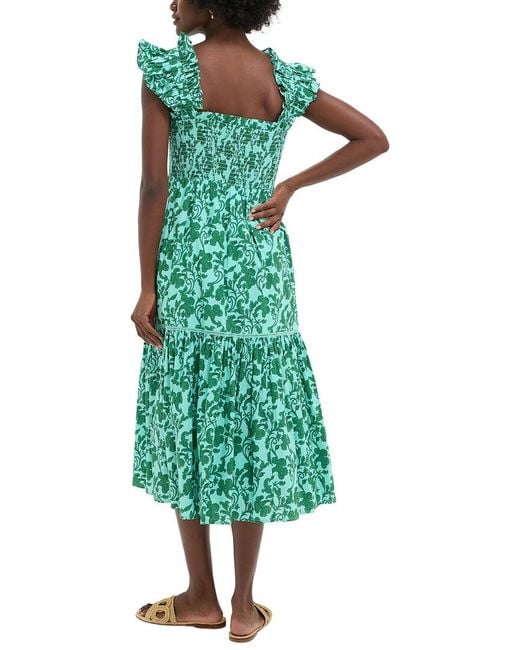 Hyacinth House Green Eleanor Midi Dress