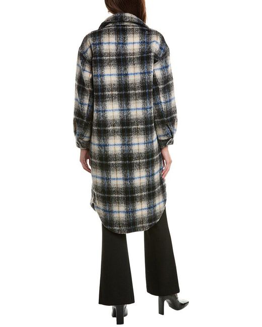 Heartloom Black Charia Wool-Blend Coat