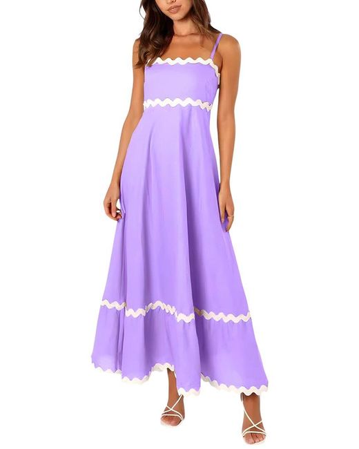 CAMILA BLANCO Purple Maxi Dress