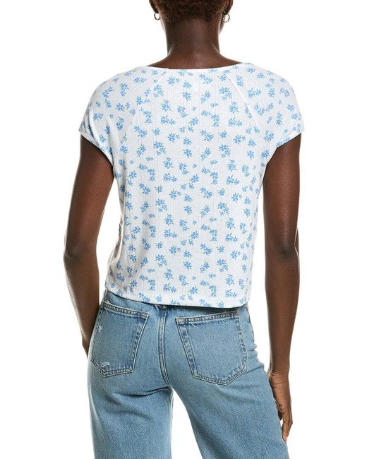 Chaser Brand Blue Gabrielle T-Shirt