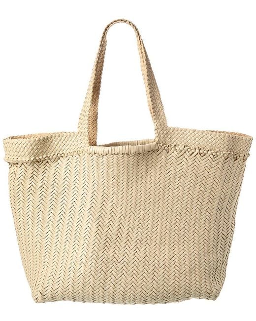 Dragon Diffusion Oversized Leather Tote in Natural | Lyst UK