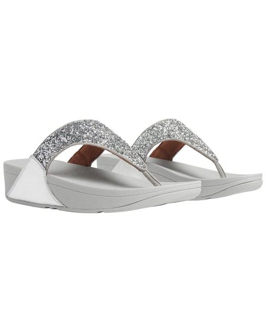Fitflop Metallic Lulu Shimmerfoil Toe Sandal