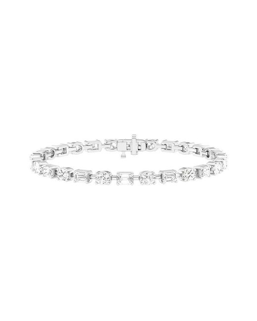 Lab Grown Diamonds White 14K 7.38 Ct. Tw. Lab Grown Diamond Bracelet