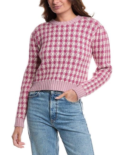Harper Red Puff Sleeve Sweater