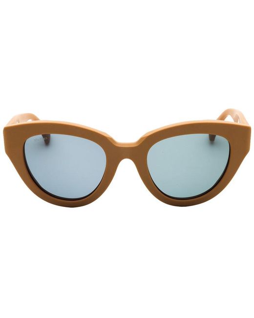 Max Mara Brown Mm0077 50Mm Sunglasses