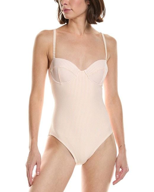 Kate Spade White Bow Back One-Piece