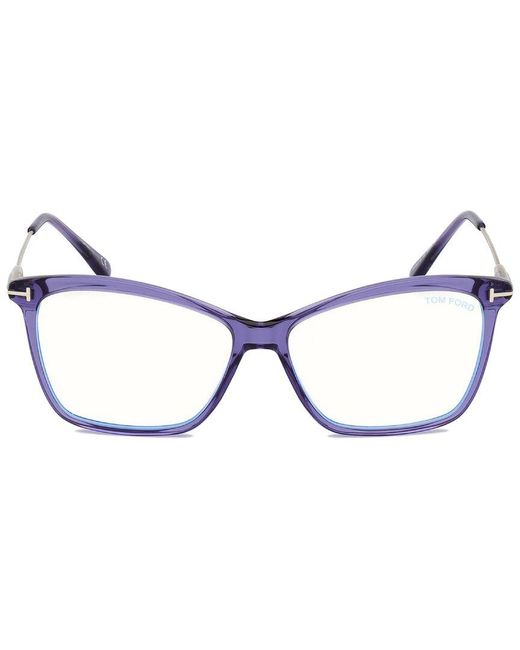 Tom Ford Blue Quinn 56mm Optical Frames