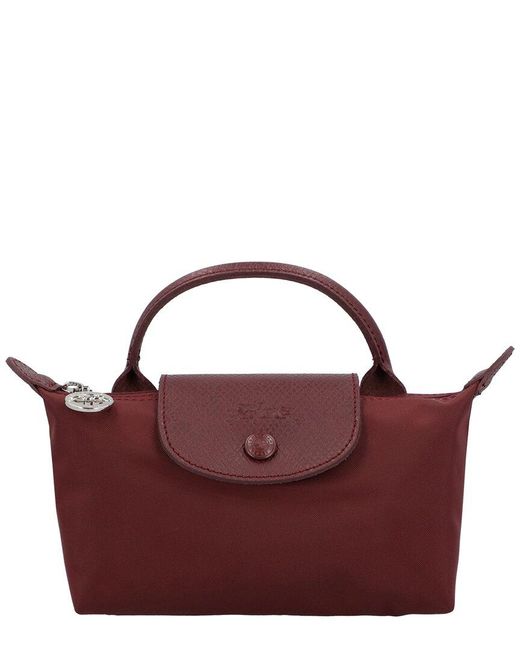 Longchamp Purple Le Pliage One Pouch