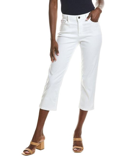 Jones New York White Lexington Capri Jean
