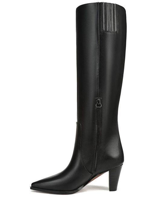 Franco Sarto Black L-Jaycen Leather Bootie