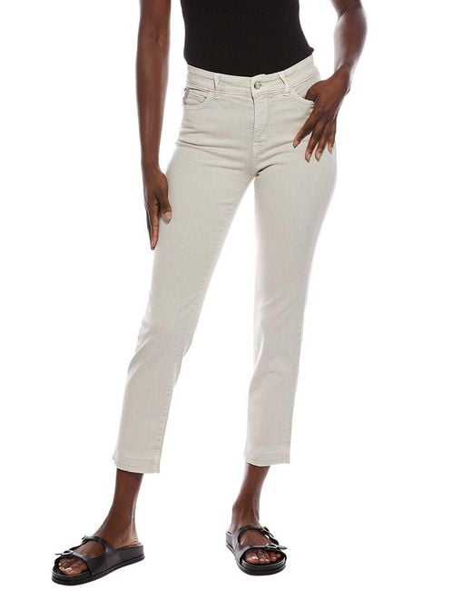 Marc Cain Gray Slim Crop Jean