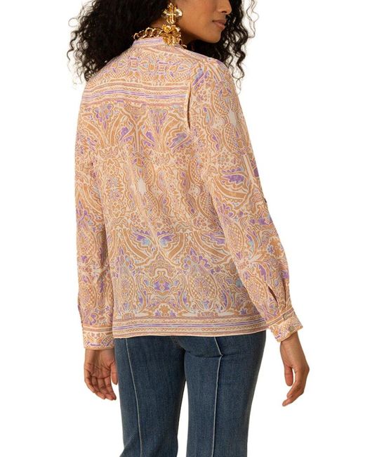 Hale Bob Natural Silk Yaretzi Blouse