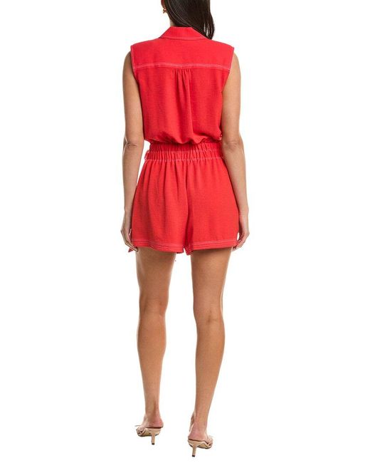 Ramy Brook Red Paz Romper