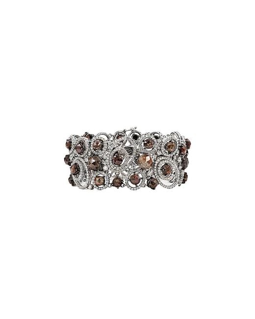 Diana M White Fine Jewelry 18K 39.00 Ct. Tw. Diamond Bracelet
