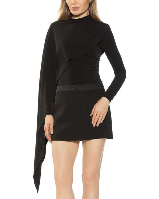 Alexia Admor Black Ivo Top