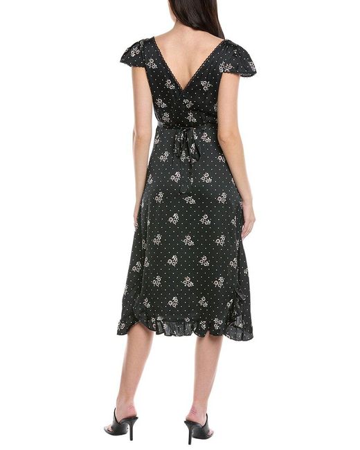 Free People Black Haven Midi Dress