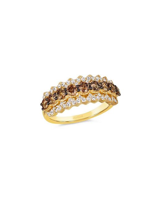 Le Vian Metallic Honey And Chocolate 14K 1.36 Ct. Tw. Diamond Ring