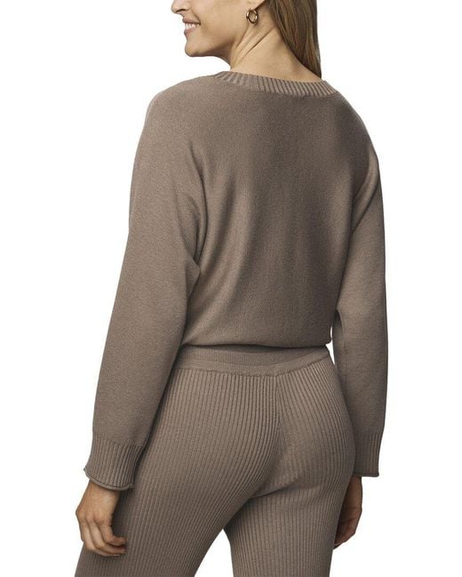 Splendid Brown Georgie Pullover Sweater