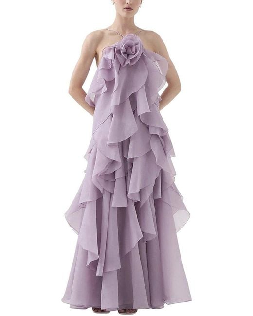 Linda Charm Purple Maxi Dress